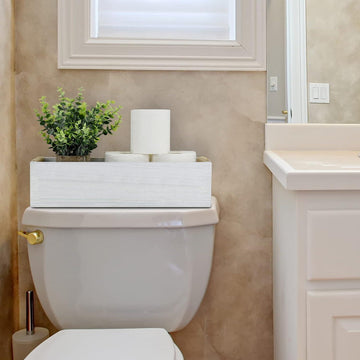 Des Idées de Décoration pour le Réservoir de WC qui Transforment Instantanément Votre Salle de Bain