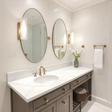 10 Idées de Décoration de Plan de Travail pour une Salle de Bain Époustouflante