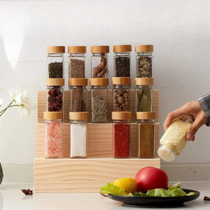 Pots en verre avec couvercle