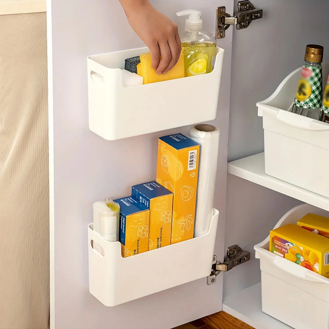 Bac de rangement pour placard de cuisine