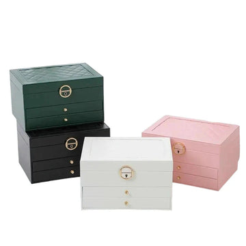 Boite à bijoux en cuir