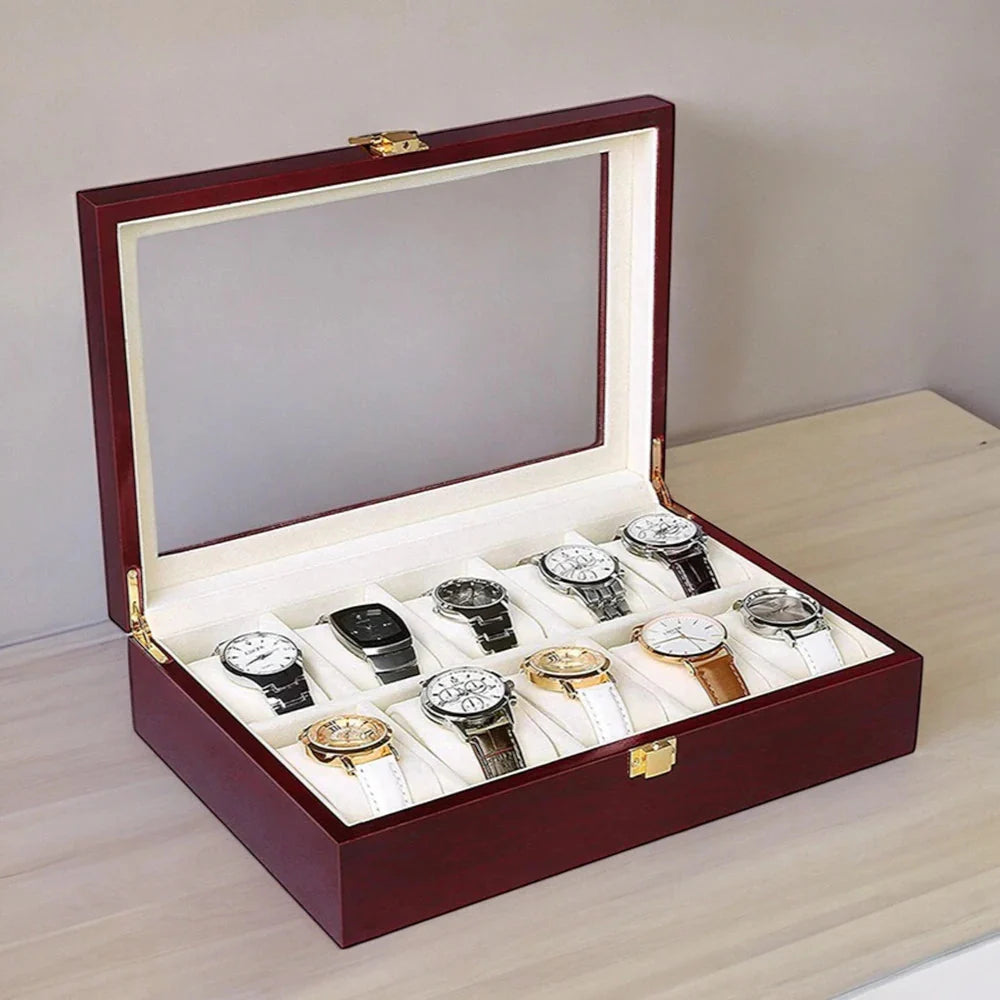 Boite à montres en bois