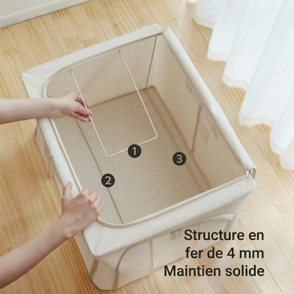 Boîte de Rangement Structure Acier