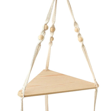 Etagère d'angle suspendue