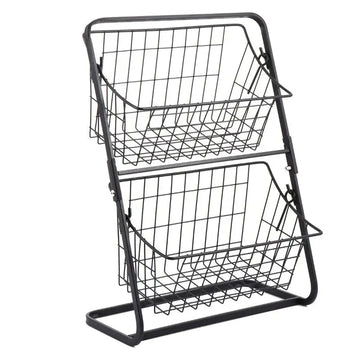 Etagère de rangement avec panier