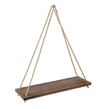 Etagère suspendue avec corde