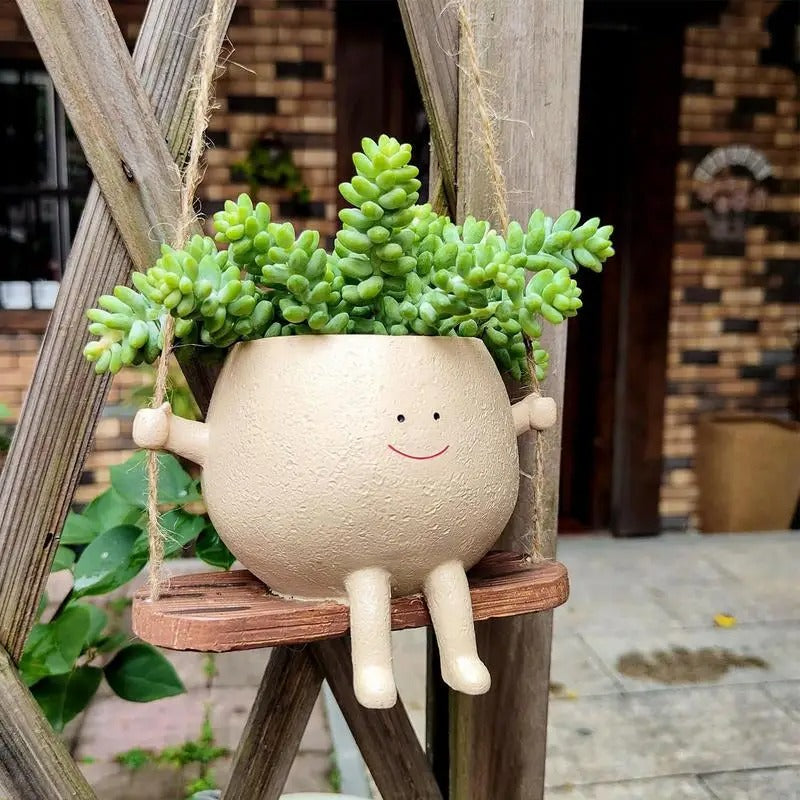 Etagère suspendue pour plante