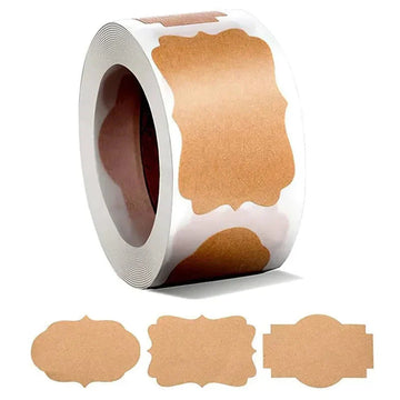 Étiquette en kraft