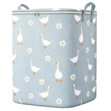 Grand panier de rangement en tissu