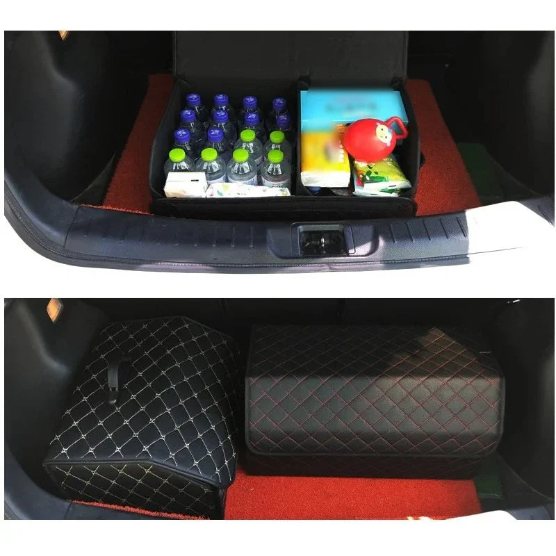 Organisateur de voiture en cuir