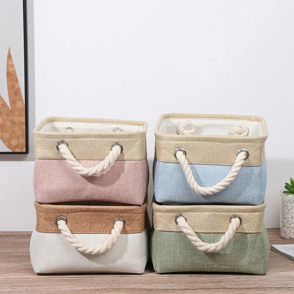 Panier de rangement en tissu