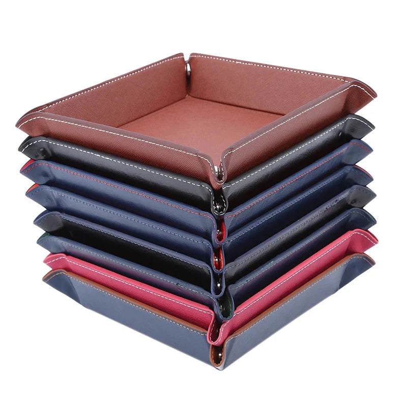 Plateau en cuir