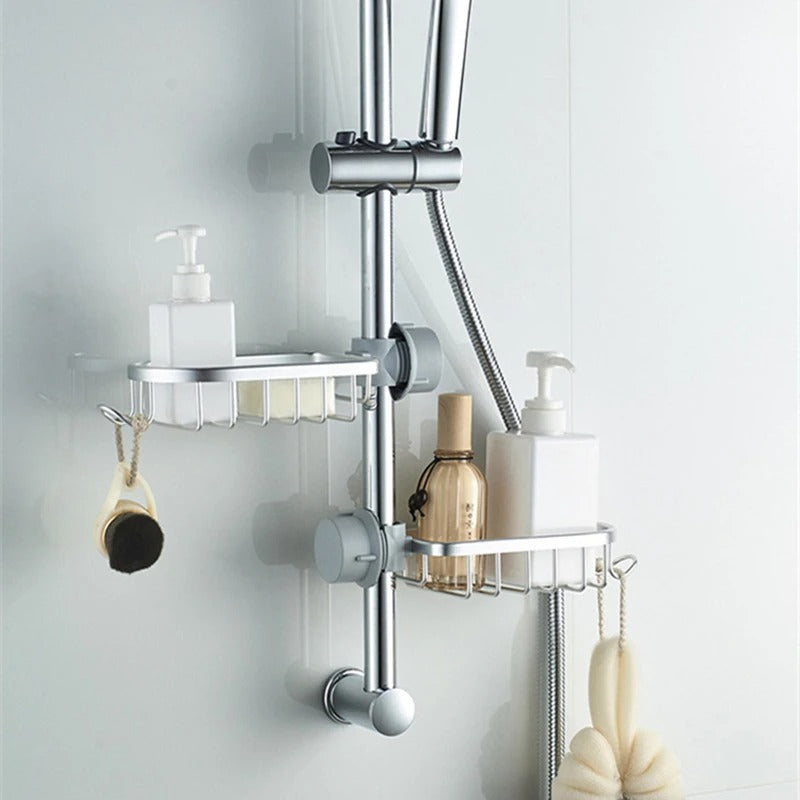 Porte-savon pour barre de douche