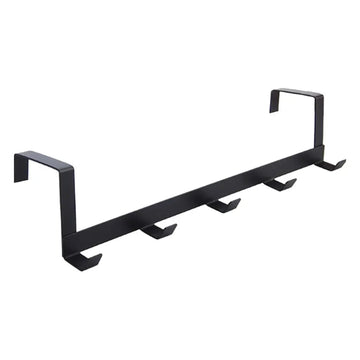 Porte-serviette sur porte en métal