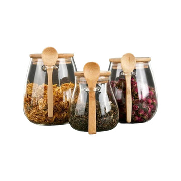 Pot en verre pour la cuisine