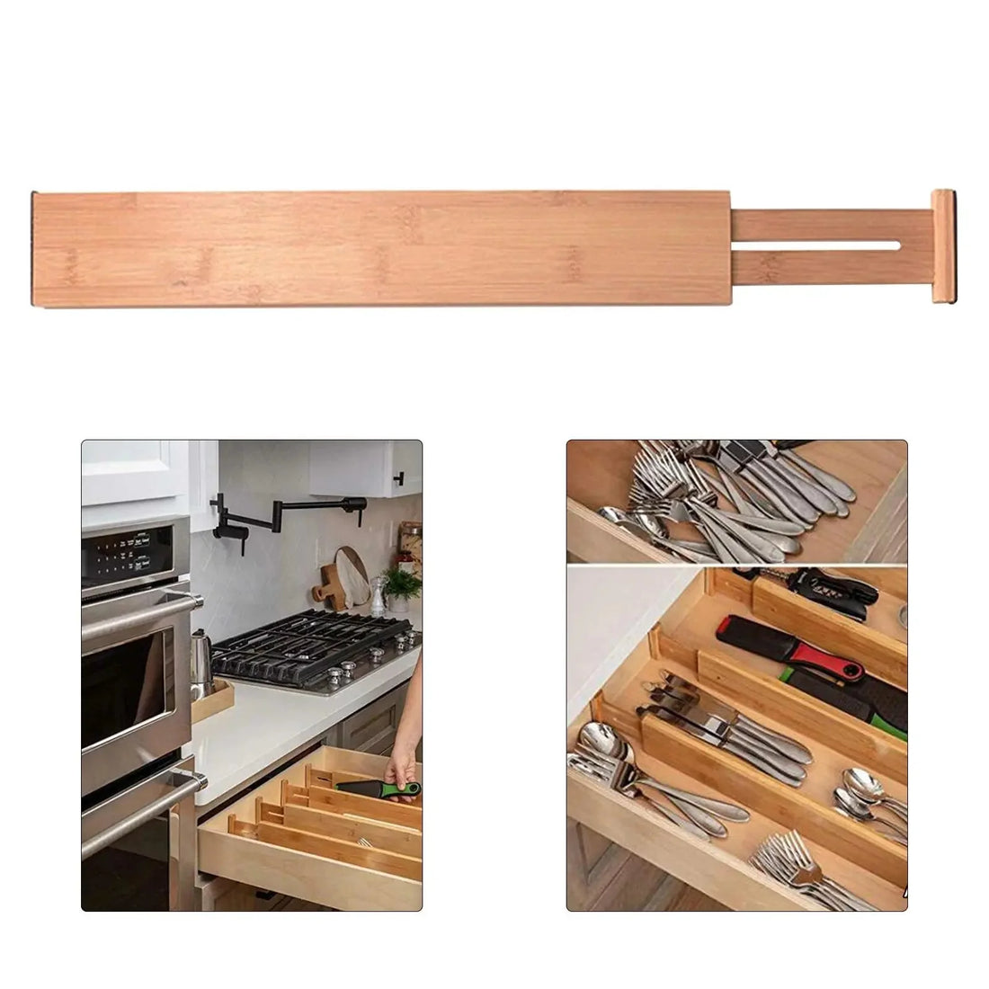 Séparateur de tiroir en bois