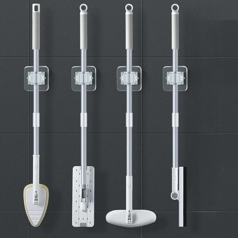 Support à balai mural