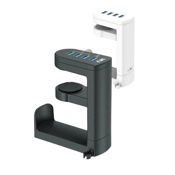 Support pour casque avec hub USB