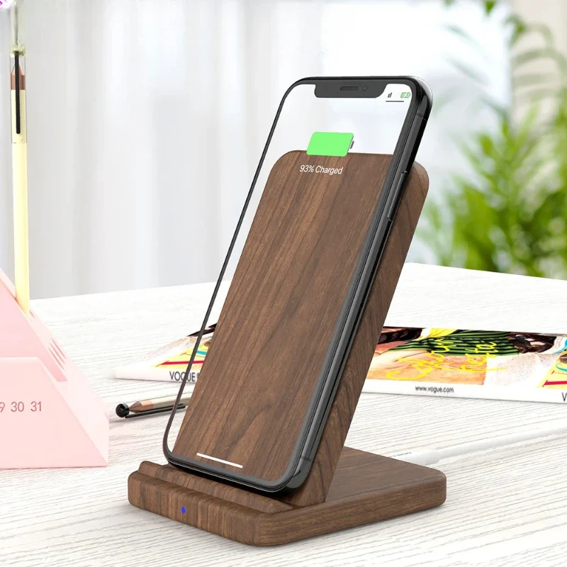 Support pour téléphone en bois