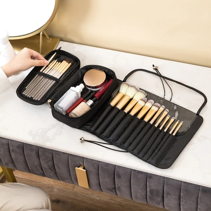 Trousse à maquillage pour pinceaux