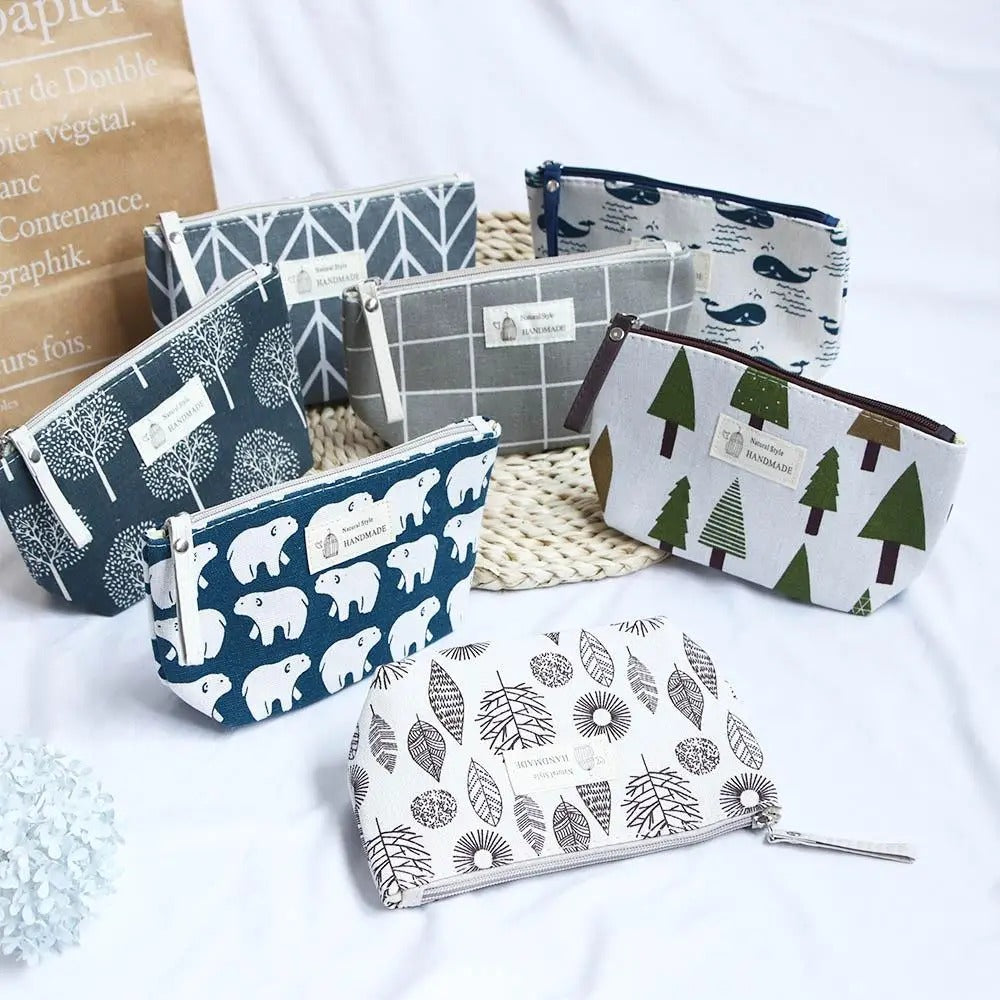 Trousse de toilette en tissu