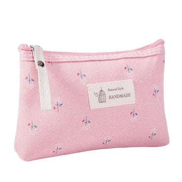 Trousse de toilette fleurie
